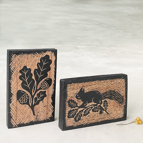 Wood Block - Squirrel