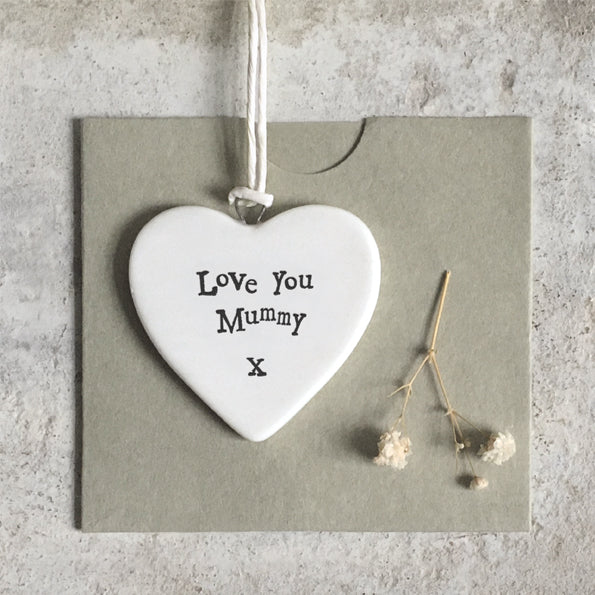 Porcelain Heart - love you mummy