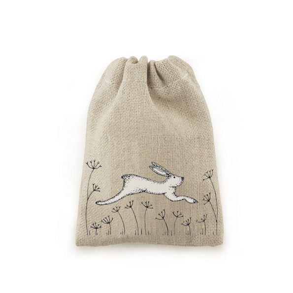 Small Drawstring Bag - Hare