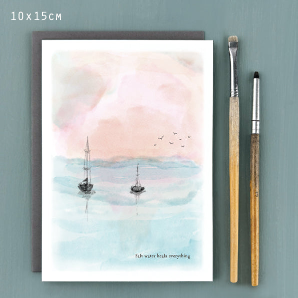 Art card - Salt Water Heals Everything