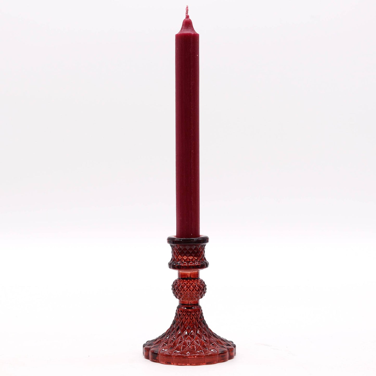 Vintage Candle Holder - Vampire Red