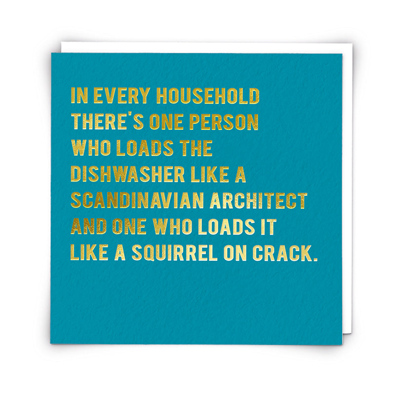 Load the dishwasher - Funny Card