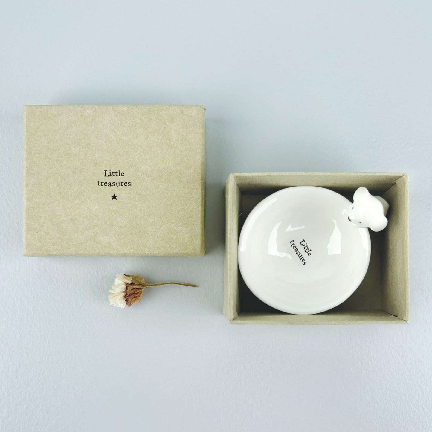 Small Porcelain Bowl - Dog/ Little Treasures