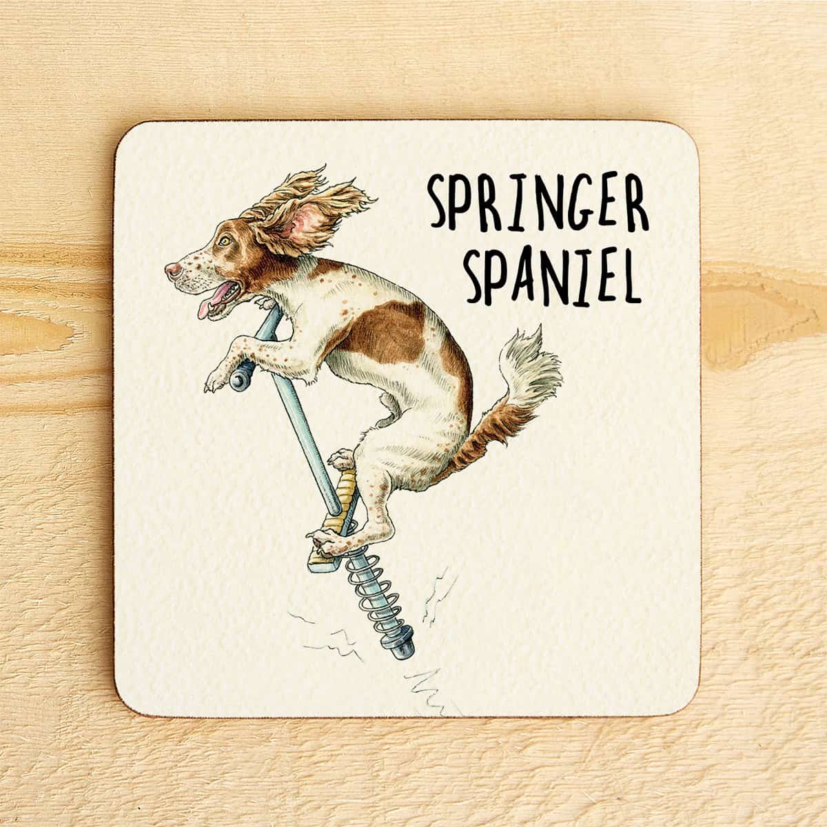 Springer Spaniel - Dog Drinks Coaster