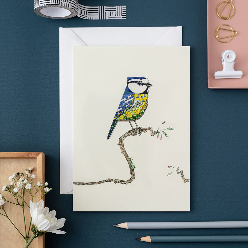 Blue Tit - Art Card