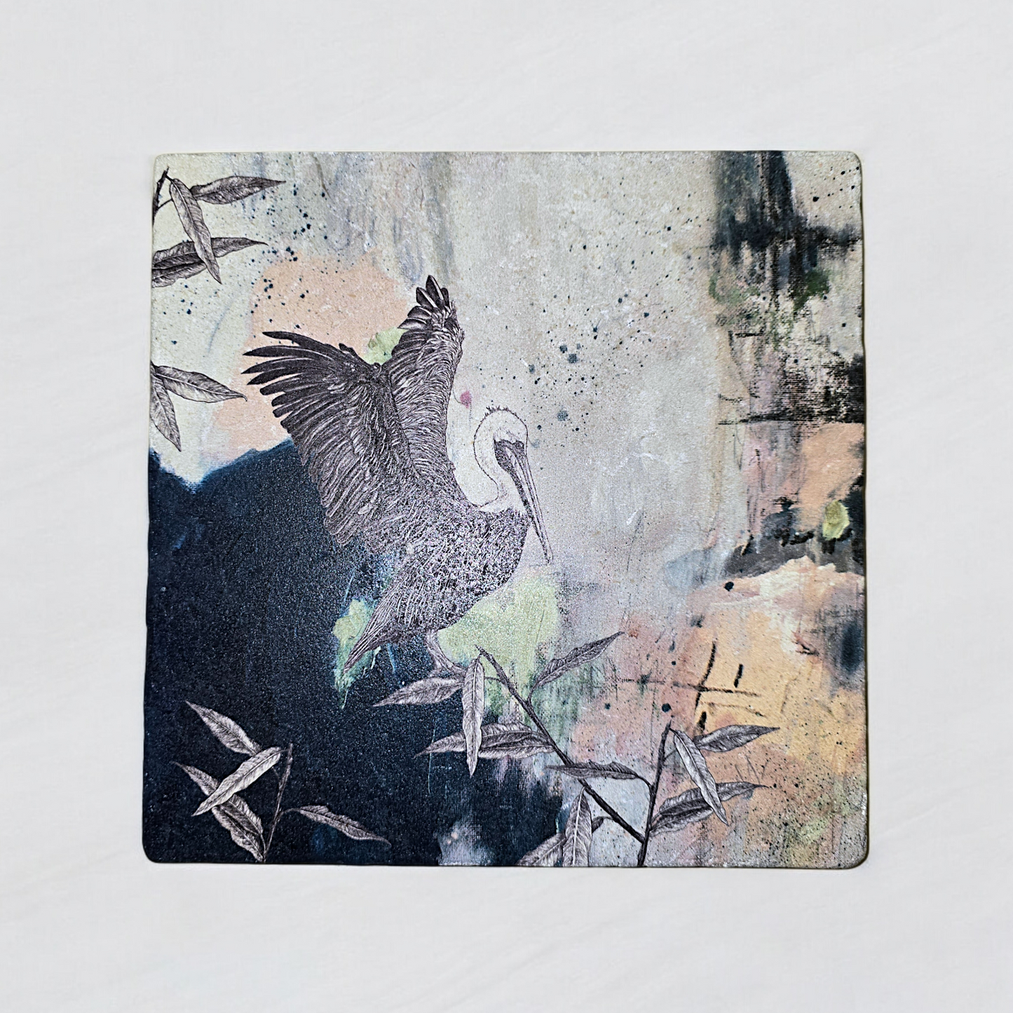 Natural Stone Placemat - Brown Pelican