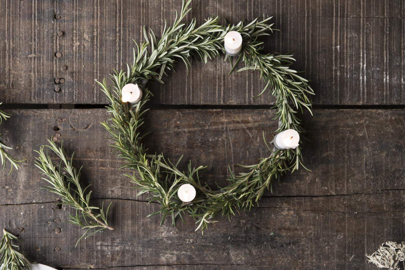 Advent Candle Ring Holder for 4 candles