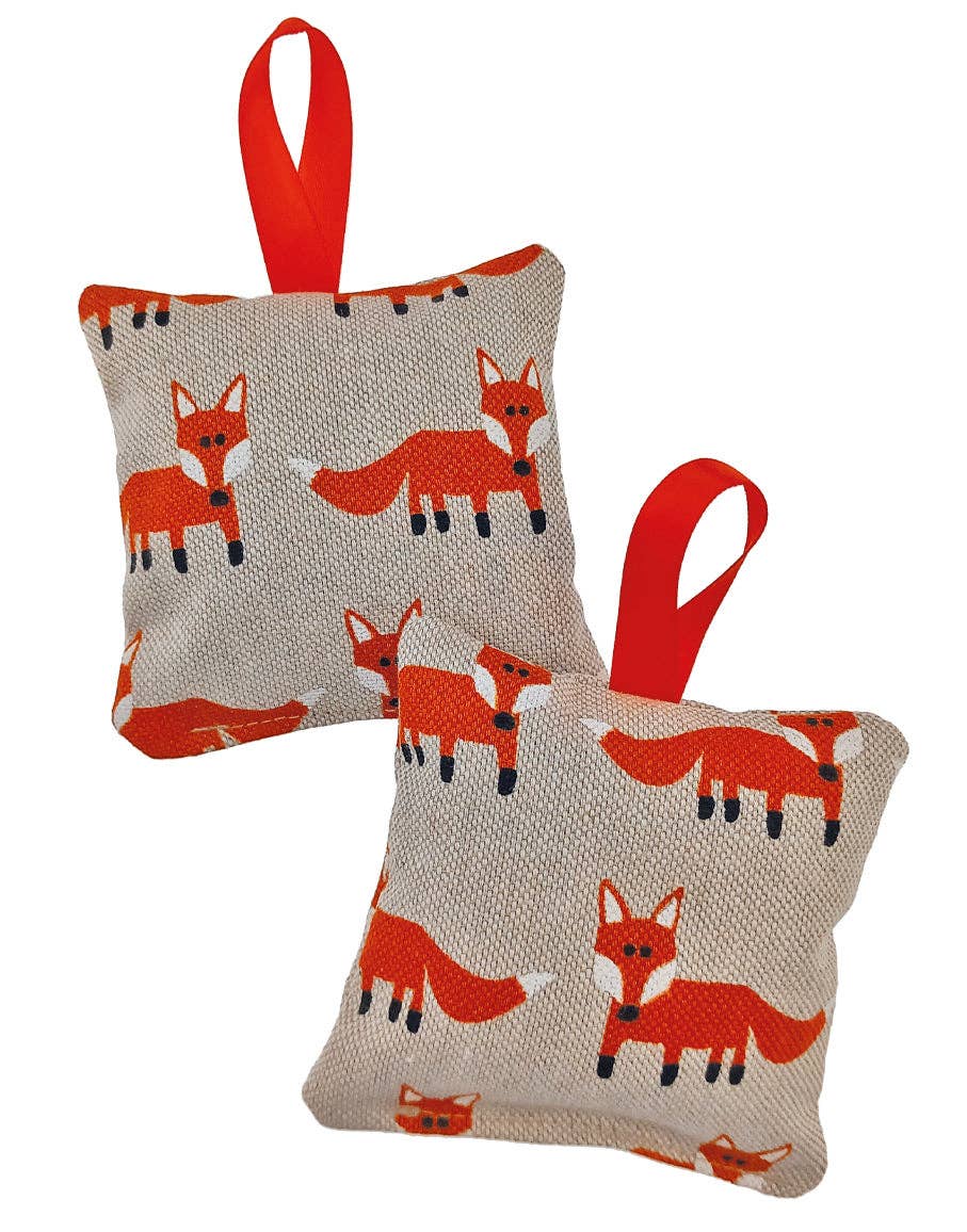 Hanging Lavender Sachet - Foxes