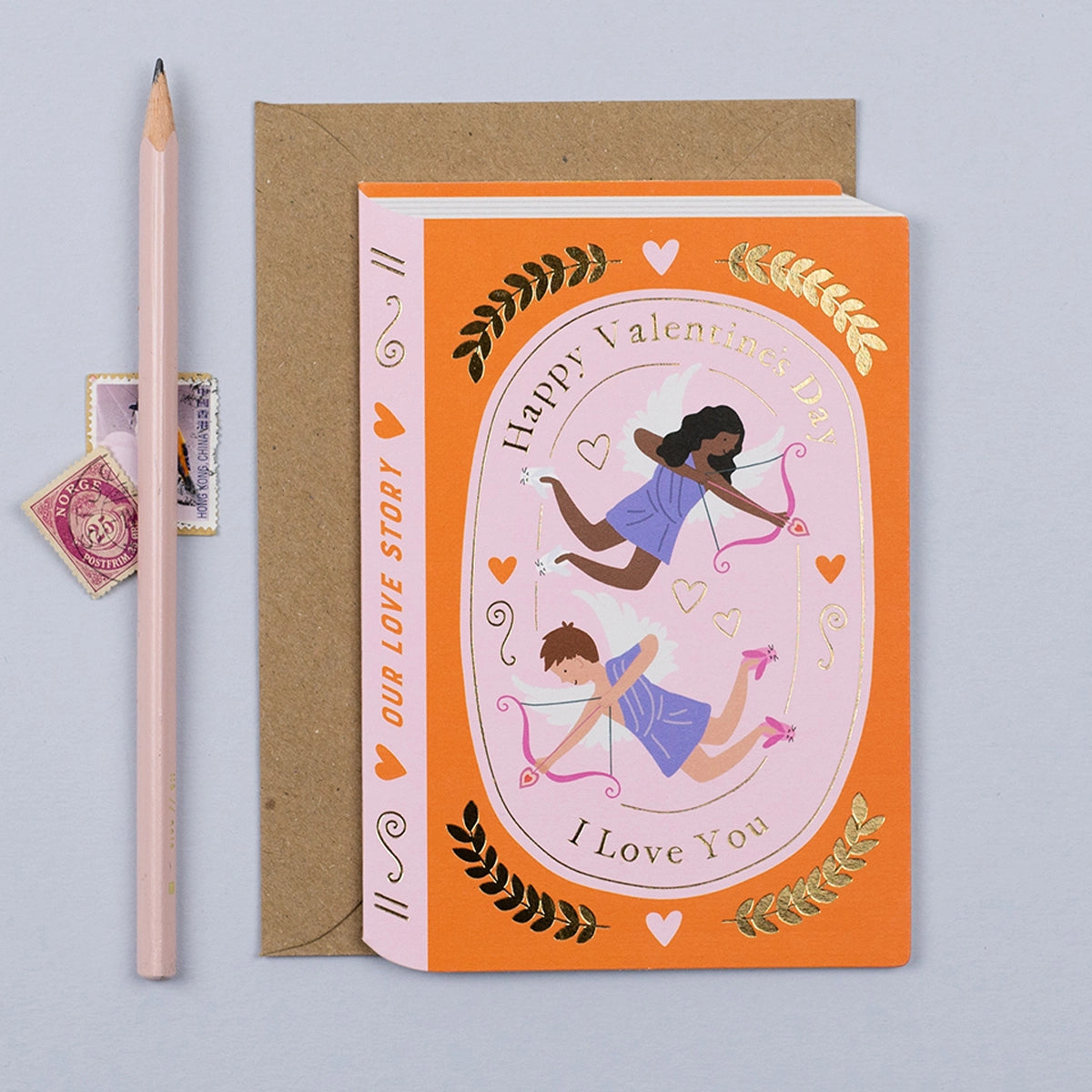 Fairy Tale Cupid - Valentines Day Card