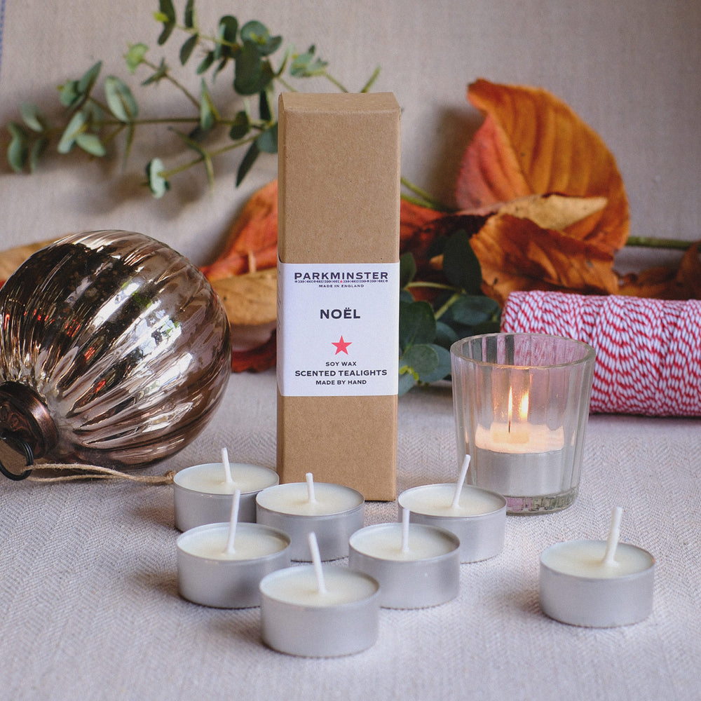Noel - Soy Wax Tealights x 8 - Made in Cornwall