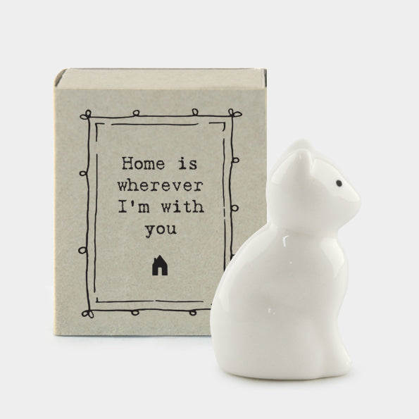 Matchbox Porcelain Cat