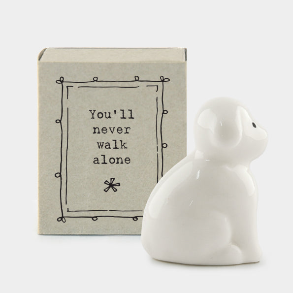Matchbox Porcelain Dog