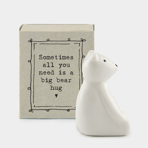 Matchbox Porcelain Bear