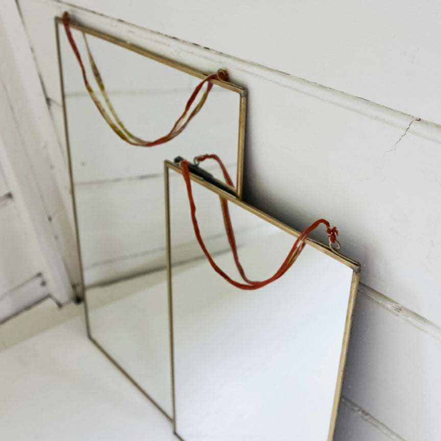Kiko Antique Brass Mirror