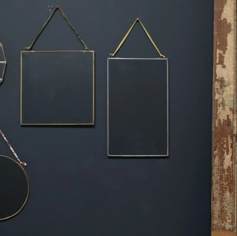 Kiko Antique Brass Mirror