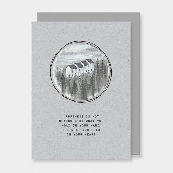 Art card - happiness is not measured