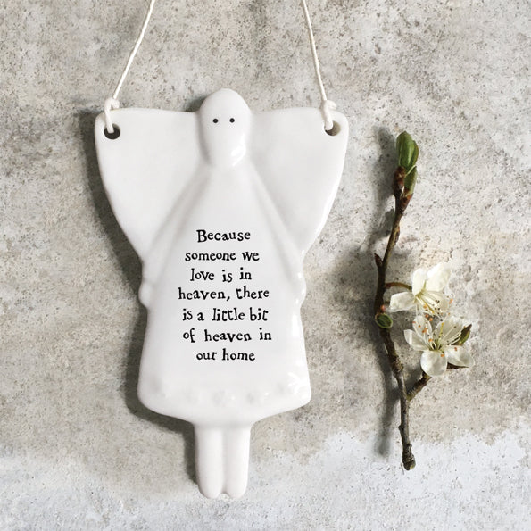 Porcelain Angel - Because someone we love is in heaven
