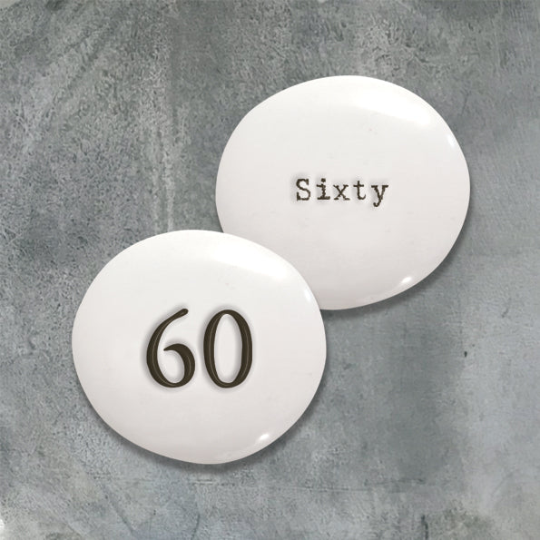 Porcelain Pebble - Numbers
