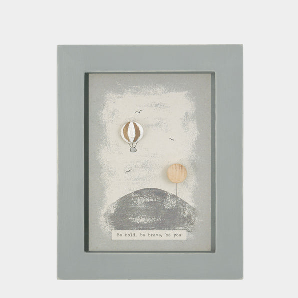 Wood Picture - Be Bold, Be Brave