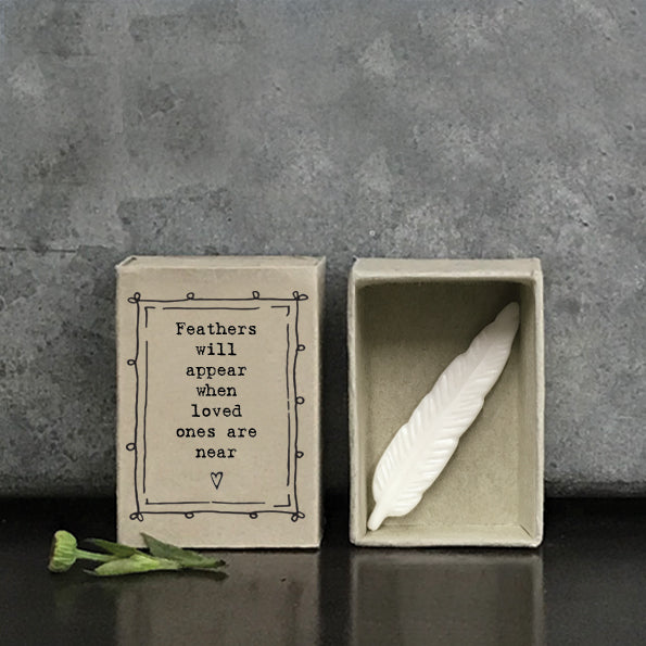 Matchbox - Feathers will appear when loved ones are near