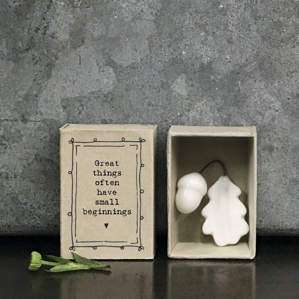 Matchbox Porcelain Acorn - Great Things