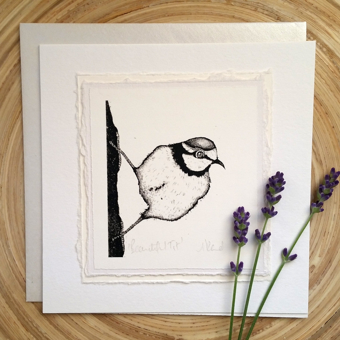 Beautiful Tit - Greetings Card