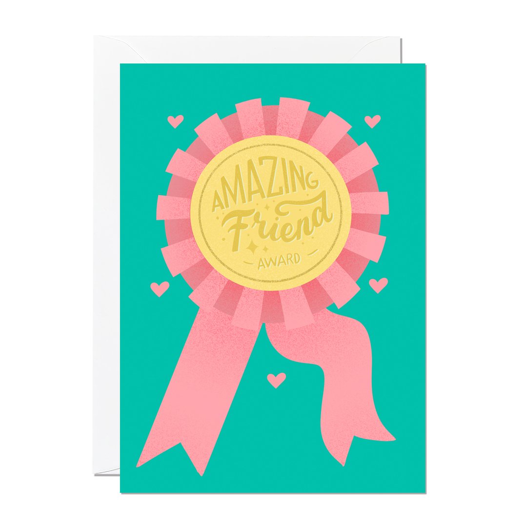 Amazing Friend Award - Card