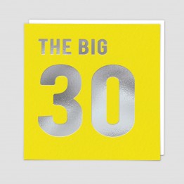 The Big 30 - Birthday card