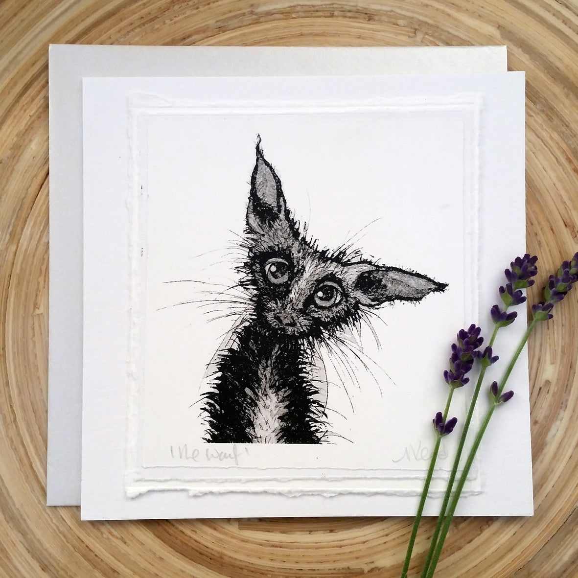 Scallywag Cat - Greetings Card