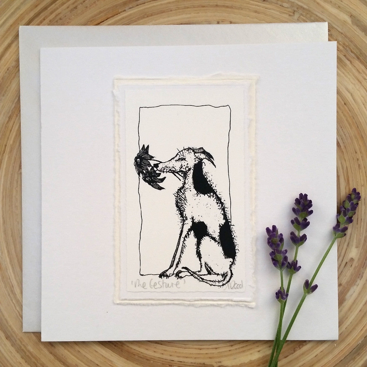 The Gesture - Greetings Card