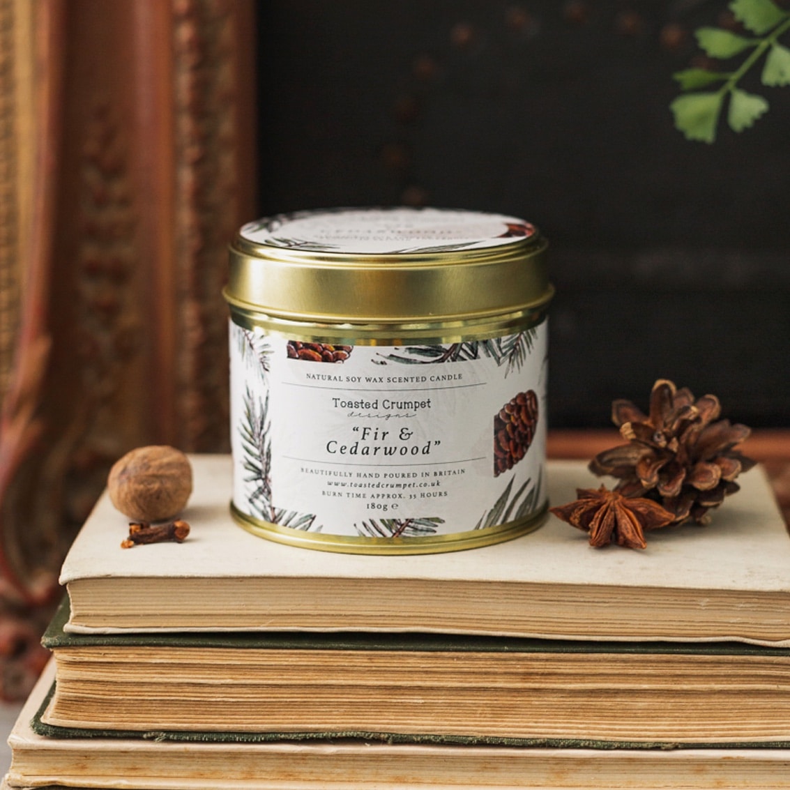 Fir & Cedarwood Natural Soy Wax Candle