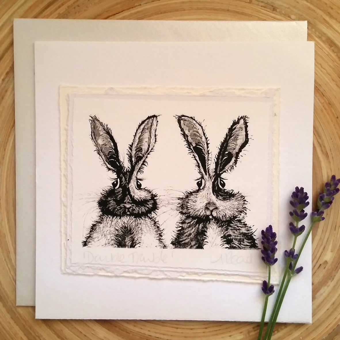 Double Trouble - Greetings Card