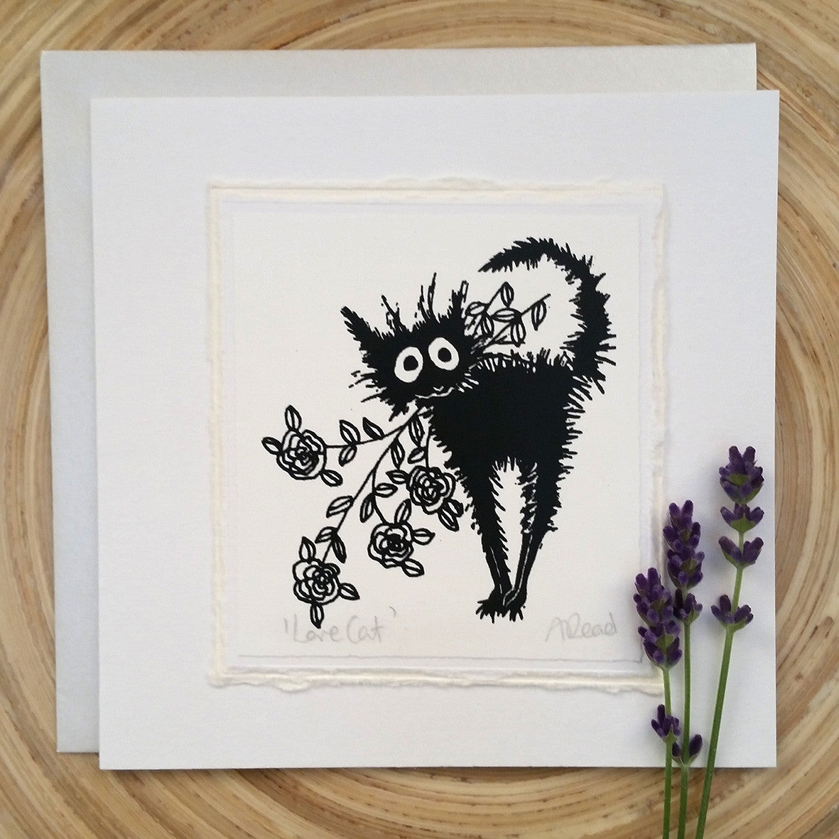 Love Cat - Greetings Card