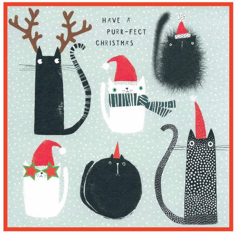 Have a Purr-fect Christmas - Cats Card