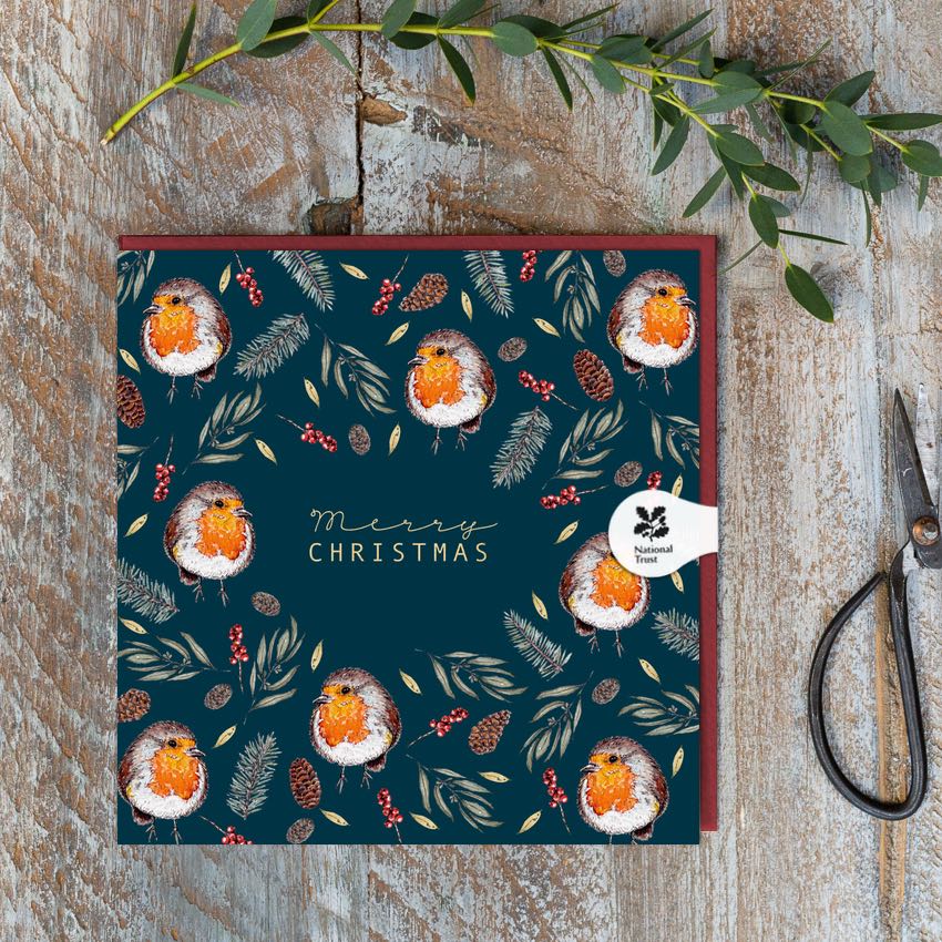Merry Christmas - Luxury box of 5 Christmas Card Pack