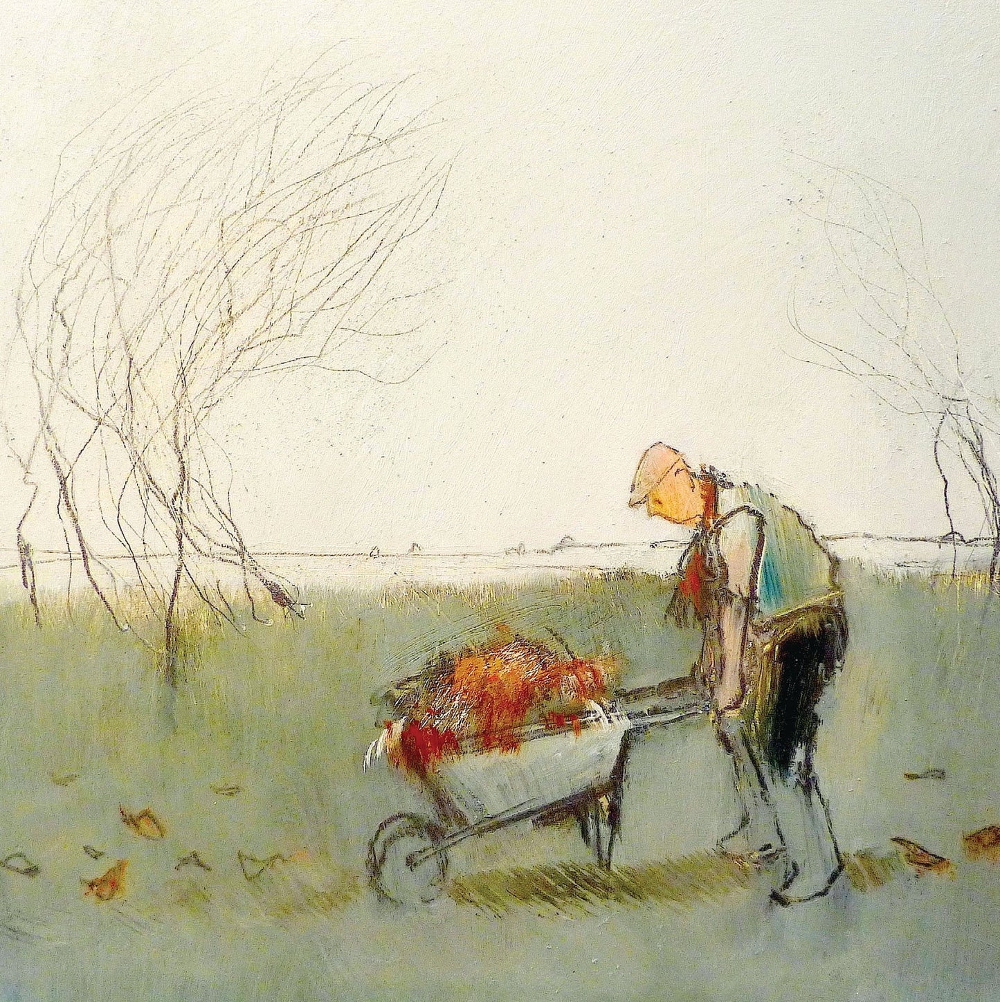 The Gardener - Greetings card