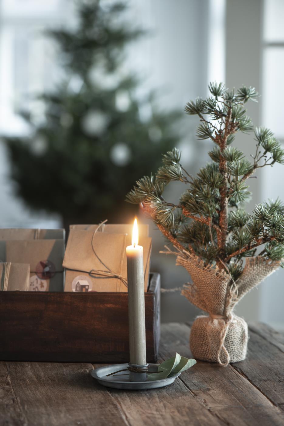 Simplicity Zinc Candle Holder