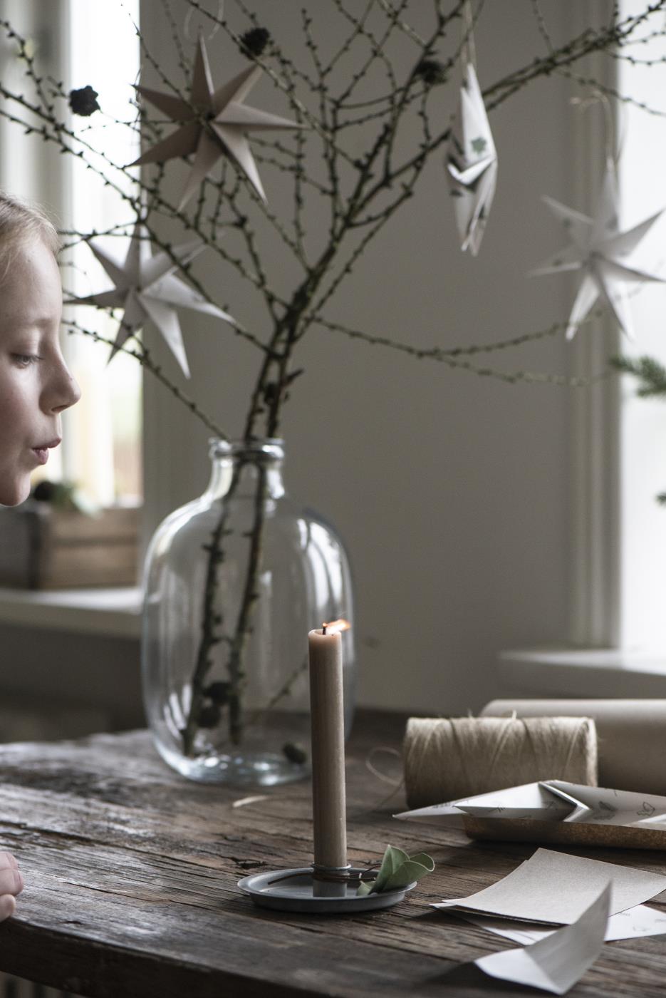 Simplicity Zinc Candle Holder