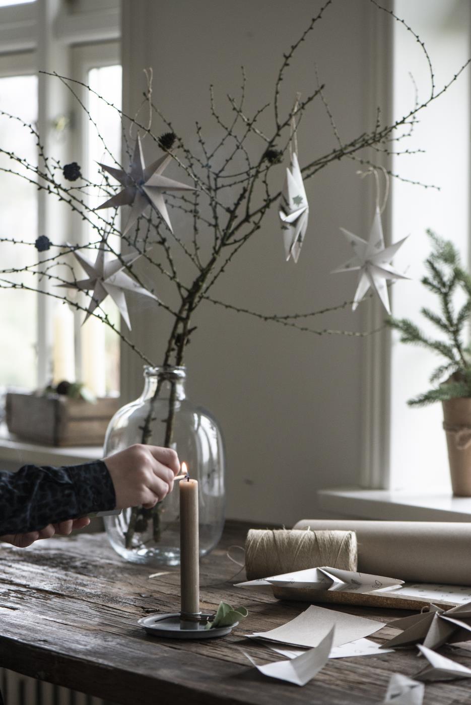 Simplicity Zinc Candle Holder