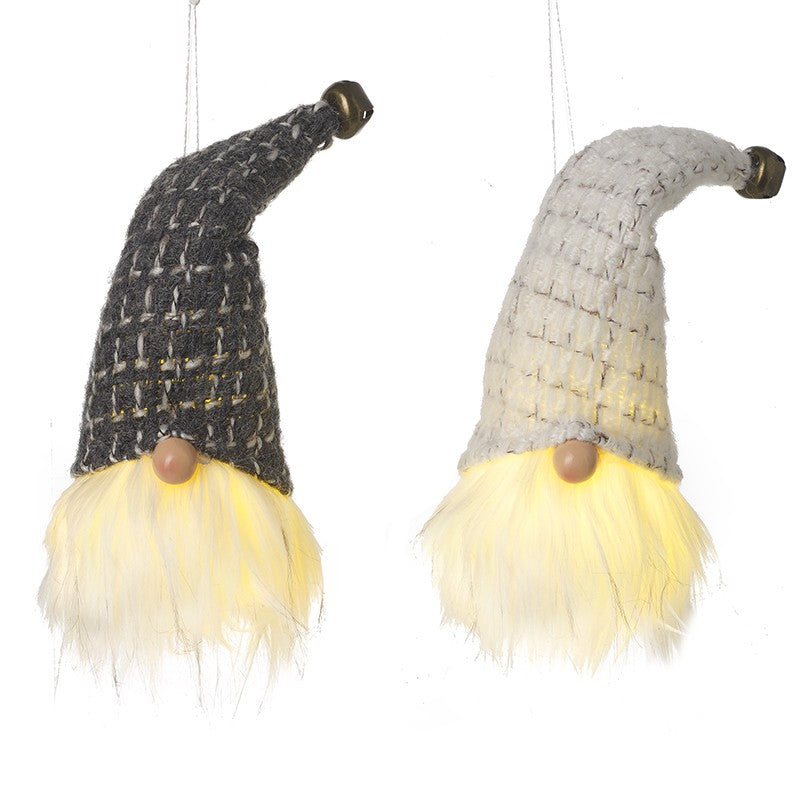 Grey & White Hat Light Up Gonks