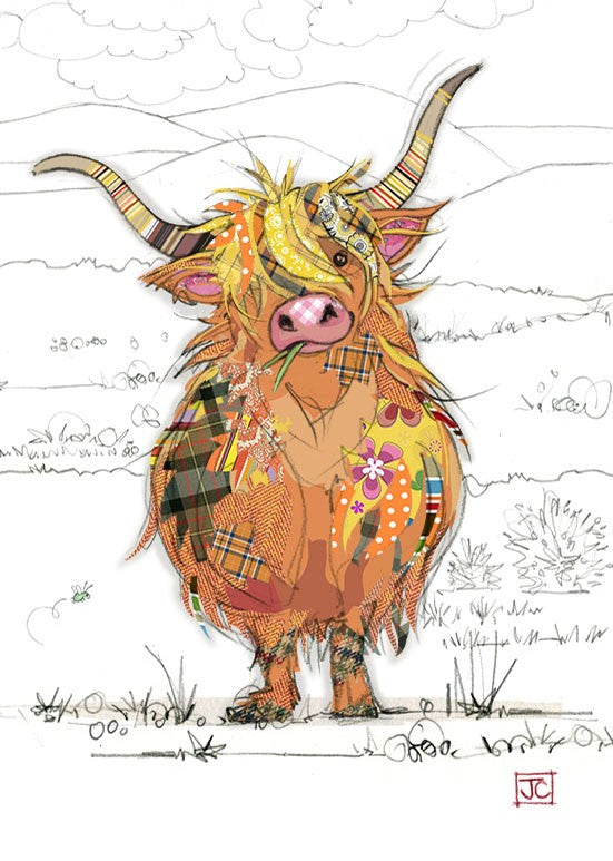 Highland Hamish - Blank Greetings card