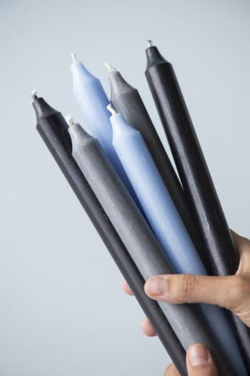 Rustic Dinner Candles - Tall - Pack of 6