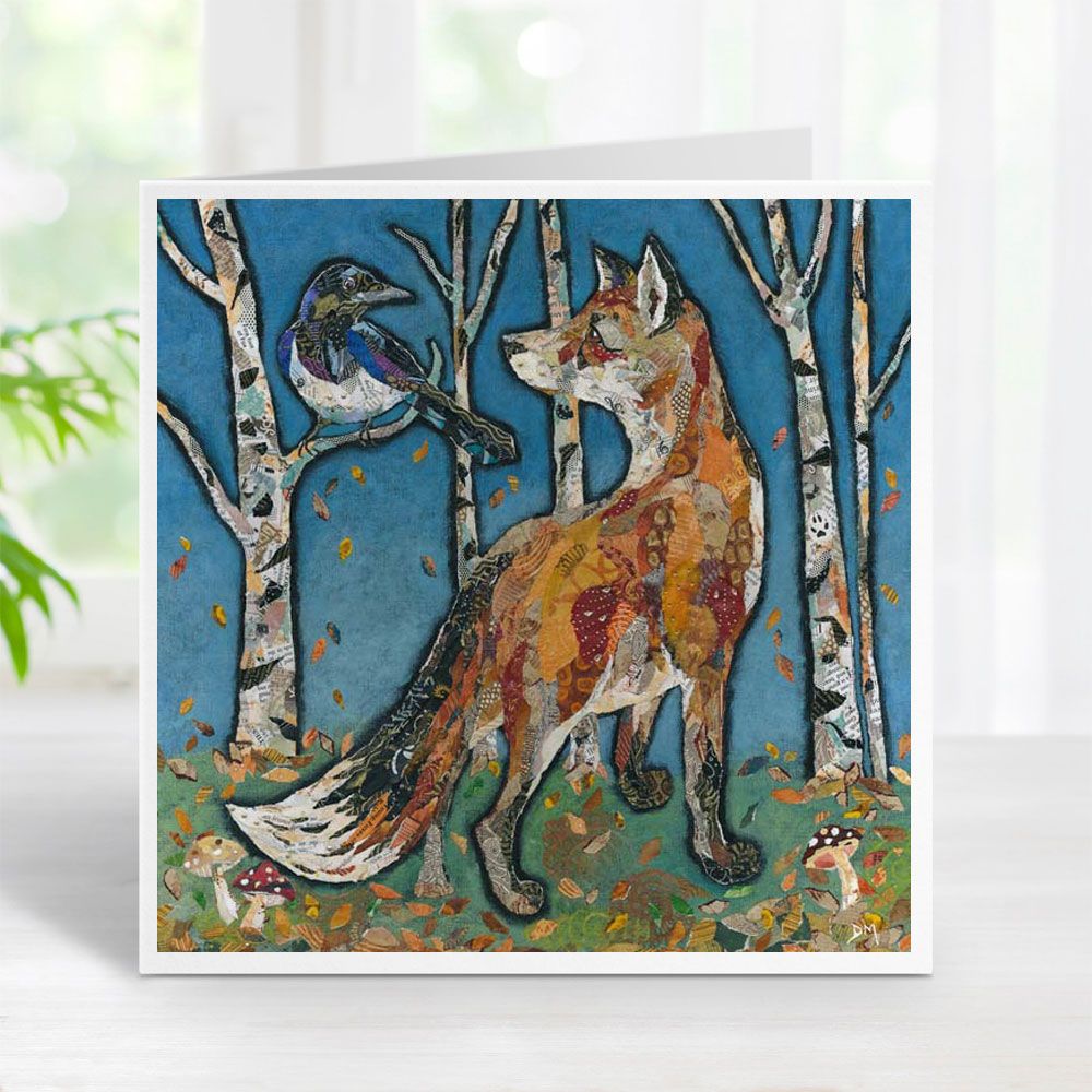 Salute Mr. Magpie - greetings card