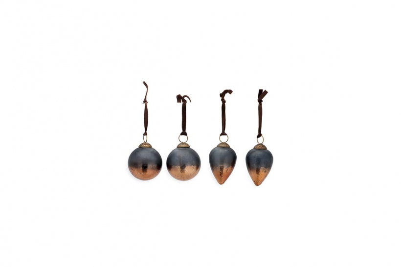 Nevasa Dark Smoke & Antique Copper Baubles