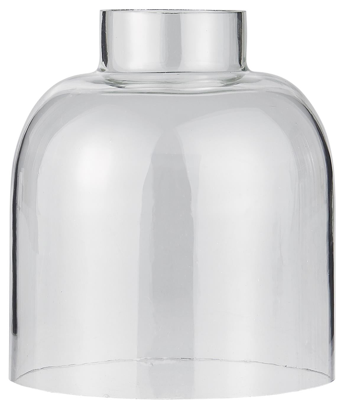 Glass cover with a hole in the top