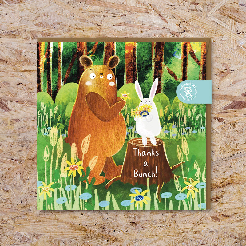 Thanks a bunch - Greetings Card