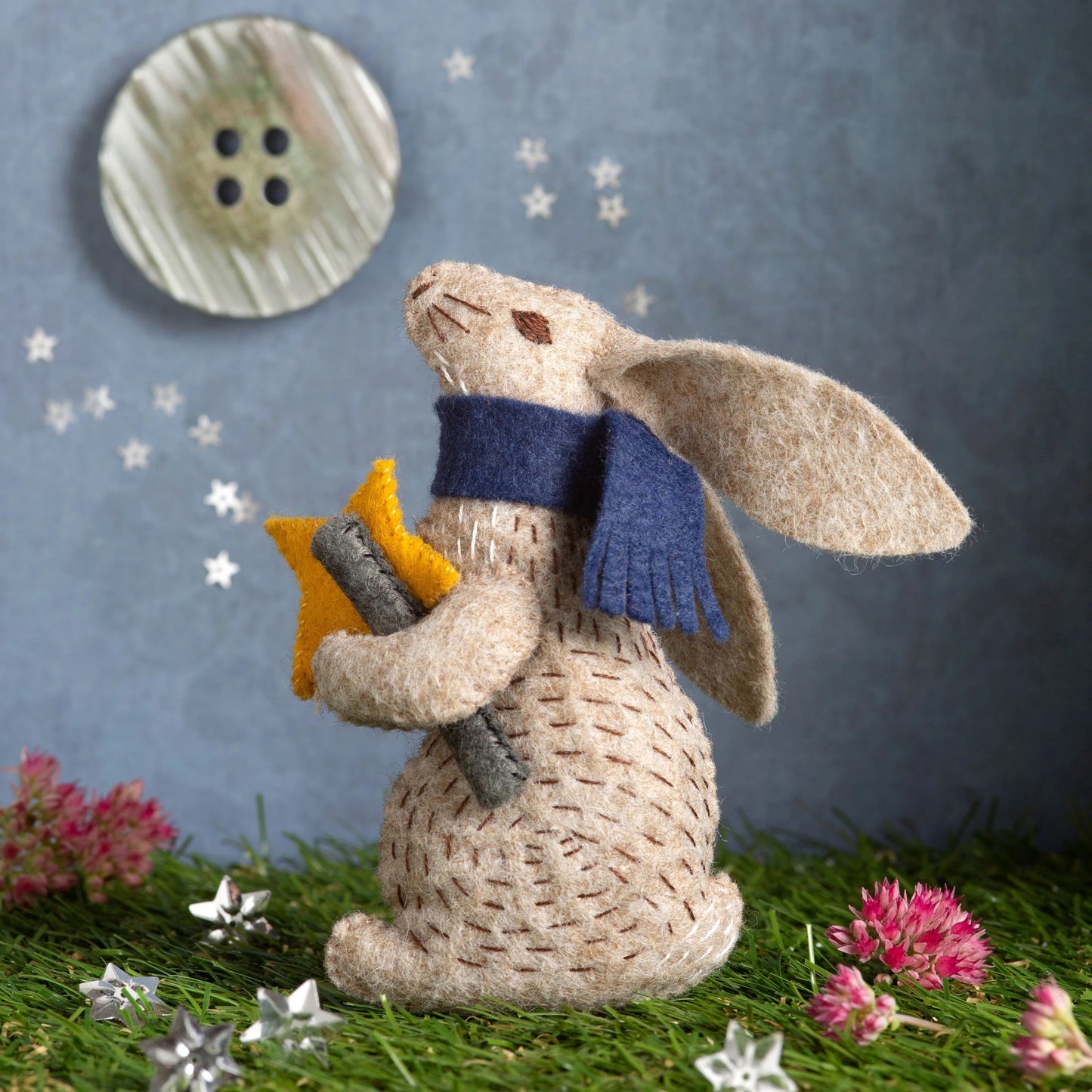 Prof. Hare, Stargazer wool mix felt Craft Kit