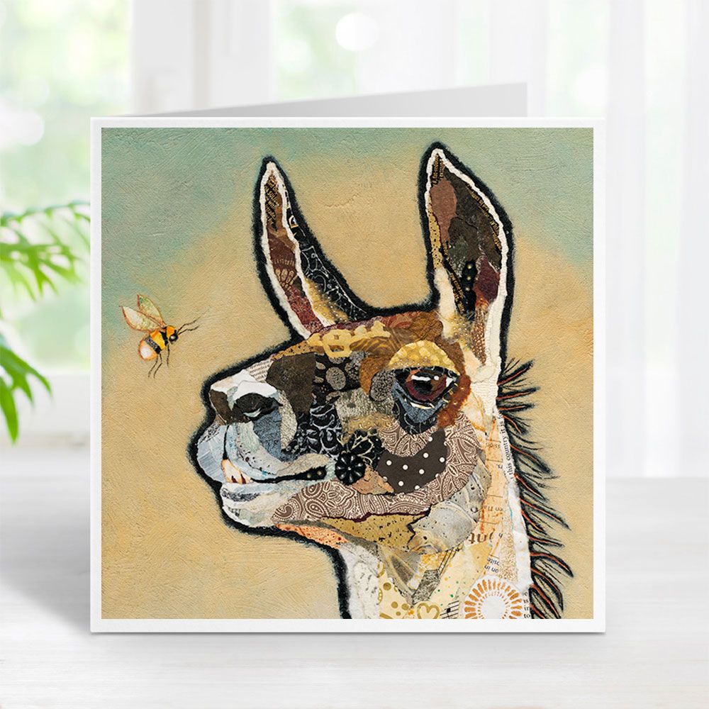 Llama Rodney - greetings card
