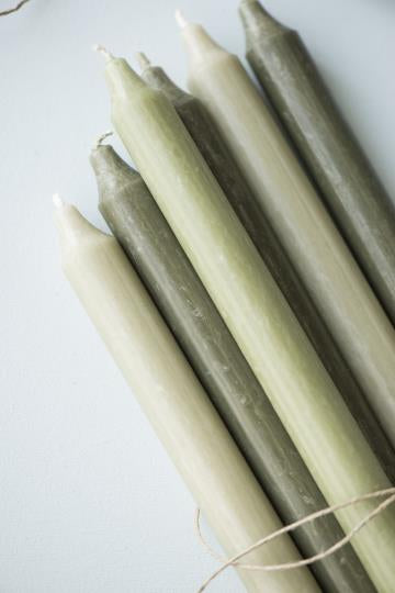 Rustic Dinner Candles - Tall - Pack of 6