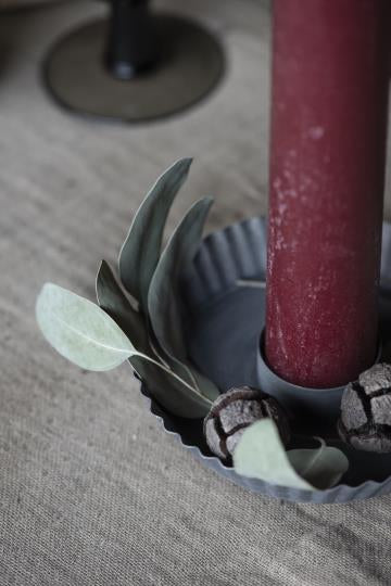 Zinc Candle Holder with handle